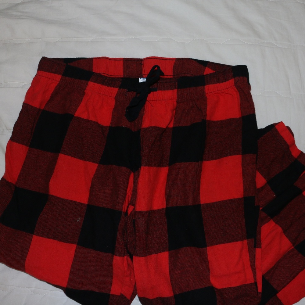 plaid pajamas